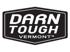 The Darn Tough brand logo is seen in black font.