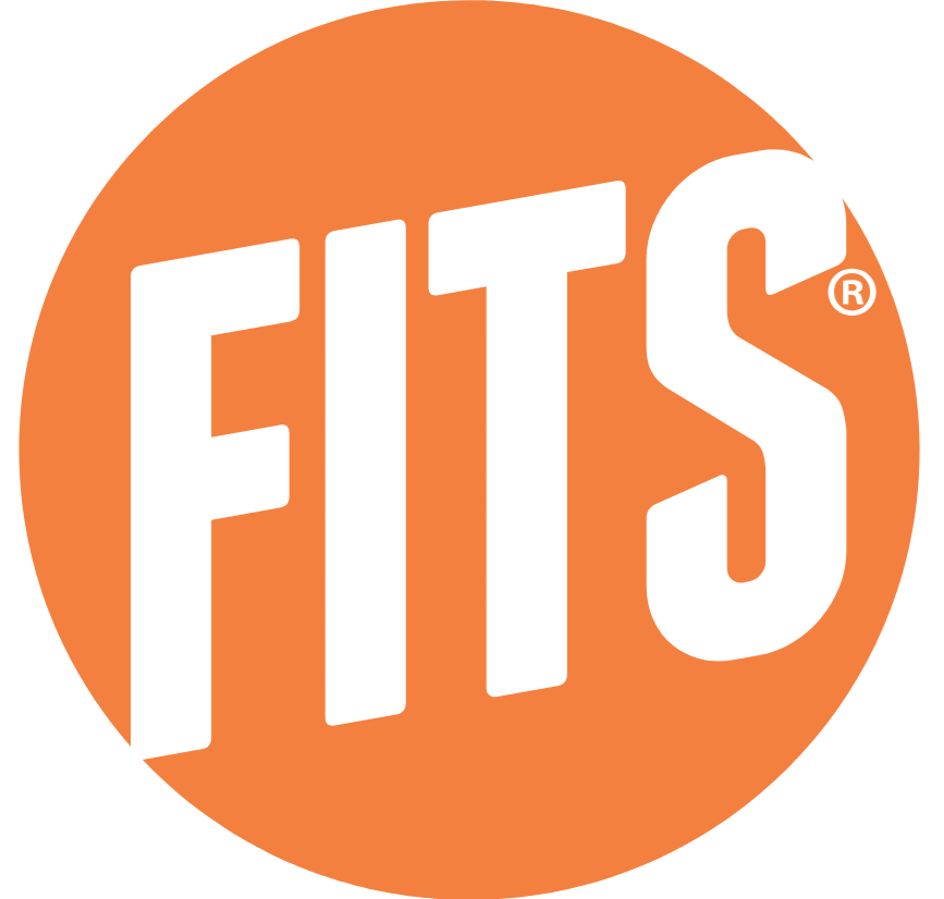 The Fits Socks brand logo is seen in orange.