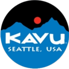 The Kavu brand logo is seen.