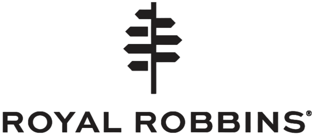 The Royal Robbins brand logo is seen in black font.