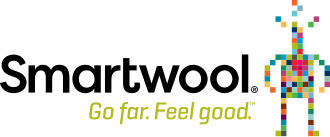 The Smartwool brand logo is seen.
