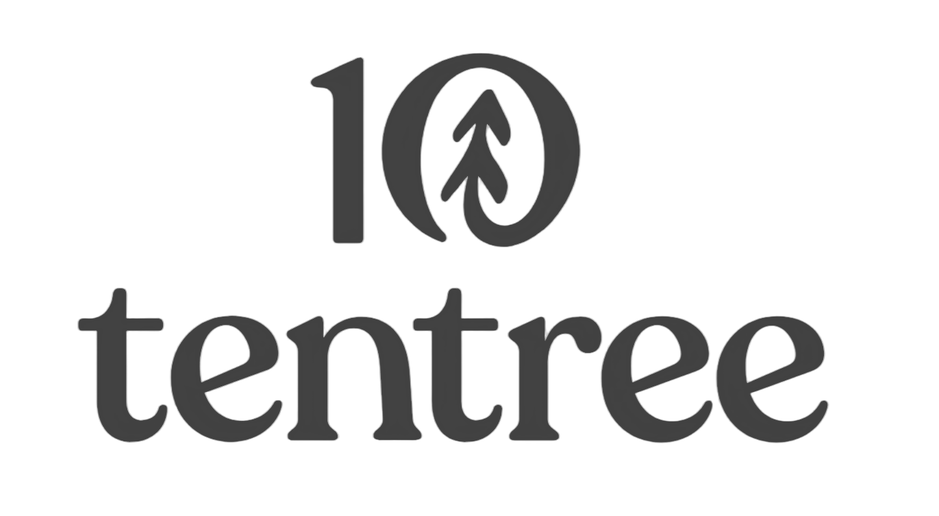 The TenTree brand logo is seen in sage green font.