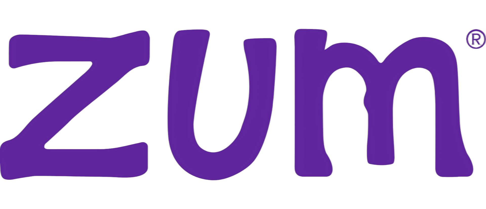The Zum brand logo is seen in purple font.